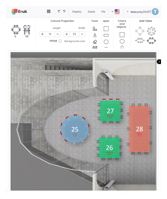 Eruit - Table Planner