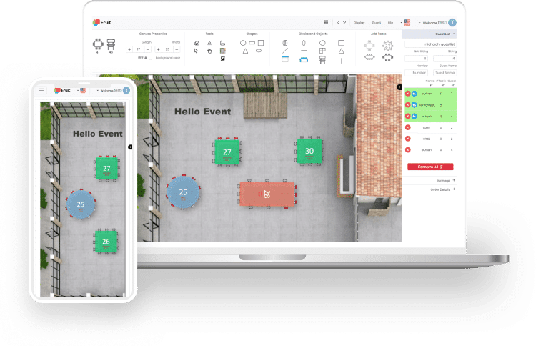 Eruit-Table Planner